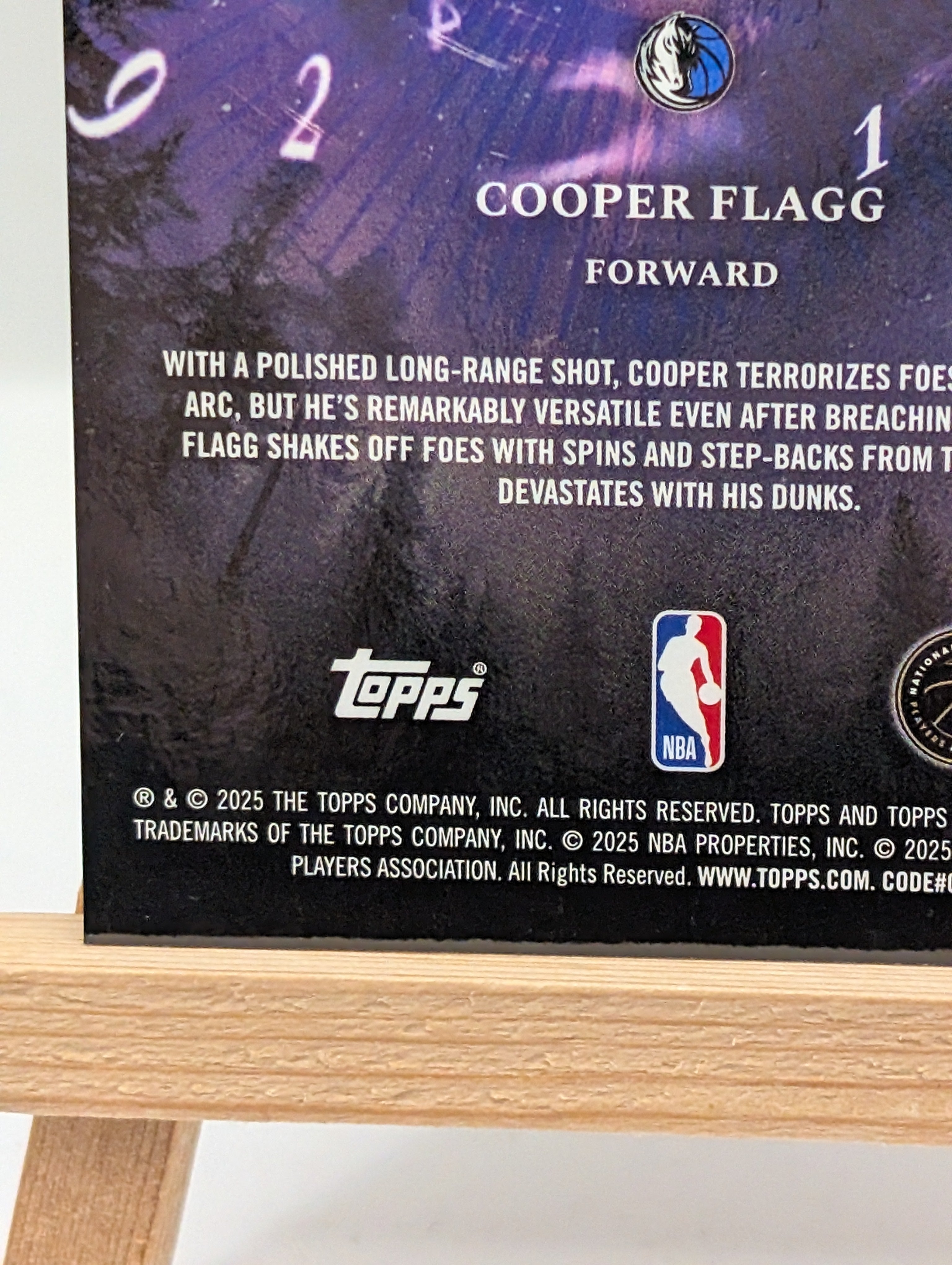 2025-26 Topps Midnight - INSOMNIA Cooper Flagg RC /99 #IN-16 FRENLY BRICKS - Open 7 Days